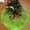 Satmonnus Christmas Tree Skirt, Soft Faux Fur Lime Green Xmas Tree Mat for Holiday Home Decorations, Fluffy Round Christmas Tree Base Cover for Christmas Winter Party Decor, 48 inches