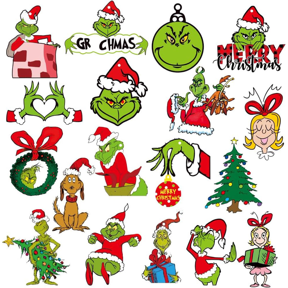 24PCS Double-Sided Christmas Hanging Ornaments - image 4