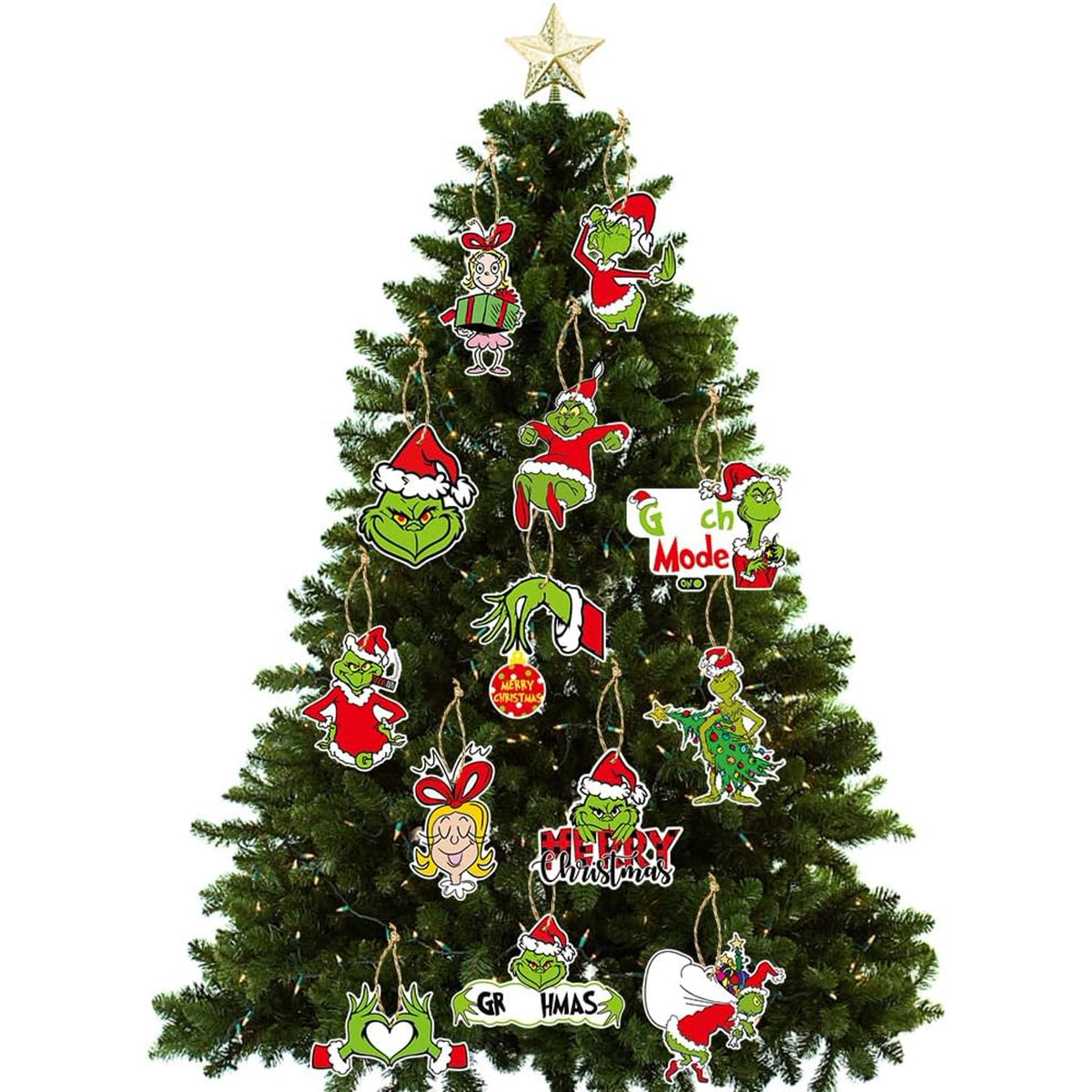 24PCS Double-Sided Christmas Hanging Ornaments - image 7