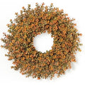 26'' Fall Wreath for Front Door, Artificial Gradient Boxwood Wreath | Large Fall Door Wreath, Faux Autumn Wreath for Door Porch Window Farmhouse Wall Home Indoor Outdoor Thanksgiving Fall Decor