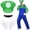 Satmonnus Super Brothers Costume Halloween Cosplay Jumpsuits with Hat and Mustaches, Festivals and Carnivals, Fancy Dress Outfits Halloween Costumes, Family Matching Halloween Cosplay Outfits