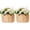 2PC Wicker Door Basket Scalloped Hanging Storage Basket,Water Hyacinth Woven Wall Baskets for Front Door Decor, Hangable Storage Organize for Flowers,Planter,Wicker Baskets for Organizing Garden