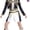 Satmonnus Halloween Cosplay Costume, Long Sleeve Jacket & Shorts Set, Party Halloween Dance Performance Costume, 3 Pcs Set Fashion Performance Stage Outfit