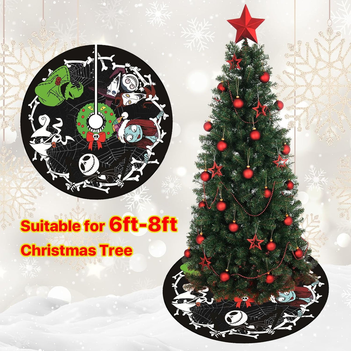 48 Inch Tree Skirt - Style B - image 2