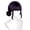 Women Short Black Purple Cosplay Wig with 2 Buns,Superstar Wig Long Wigs Costume Wig for Halloween Party Halloween Womens Fancy Costume