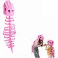 Dinosaur Skeleton Halloween Costume,Realistic Dinosaur Skeleton Costume Set,Skeleton Design Dinosaur Skull Outfit,Halloween PartyThemed Cosplay Props