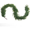 Satmonnus 6FT Norfolk Pine Garlands for Decoration, Real Touch Christmas Greenery Garland for Staircase, Mantel, Fireplace, Wall, Home Holiday Outdoor Indoor Christmas Decorations, Easy to Shape, 1P