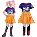 Satmonnus Halloween Anime Cosplay Costume, Popular Singers Idol Stage Role Play Stage Costume Performance Outfits for Halloween Cosplay Dress Up