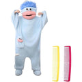 Satmonnus Silly Onesie Adult Pajamas with Shoes and Combs Ultra Soft Plush Hooded One-Piece Monster Halloween Costume Funny Monster Hooded Pjs Big Mouth Monster Homewear for Movie Nights
