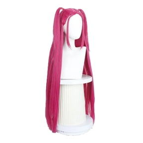 Women Pink Long Straight Wig,39 Inches Superstar Wig Long Wigs Costume Wig for Halloween Party Halloween Womens Fancy Costume