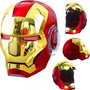 Satmonnus Smart Iron Hero Helmet, Halloween Wearable Mask with Intelligent Voice&Remote&Touch Controlled Open/Close,MK5 Mask for Halloween Costume Christmas Birthday Cosplay Party