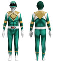 ZUITEH Power Rangers Cosplay Jumpsuit Fancy Dress up costume party Playsuit M Size,Green