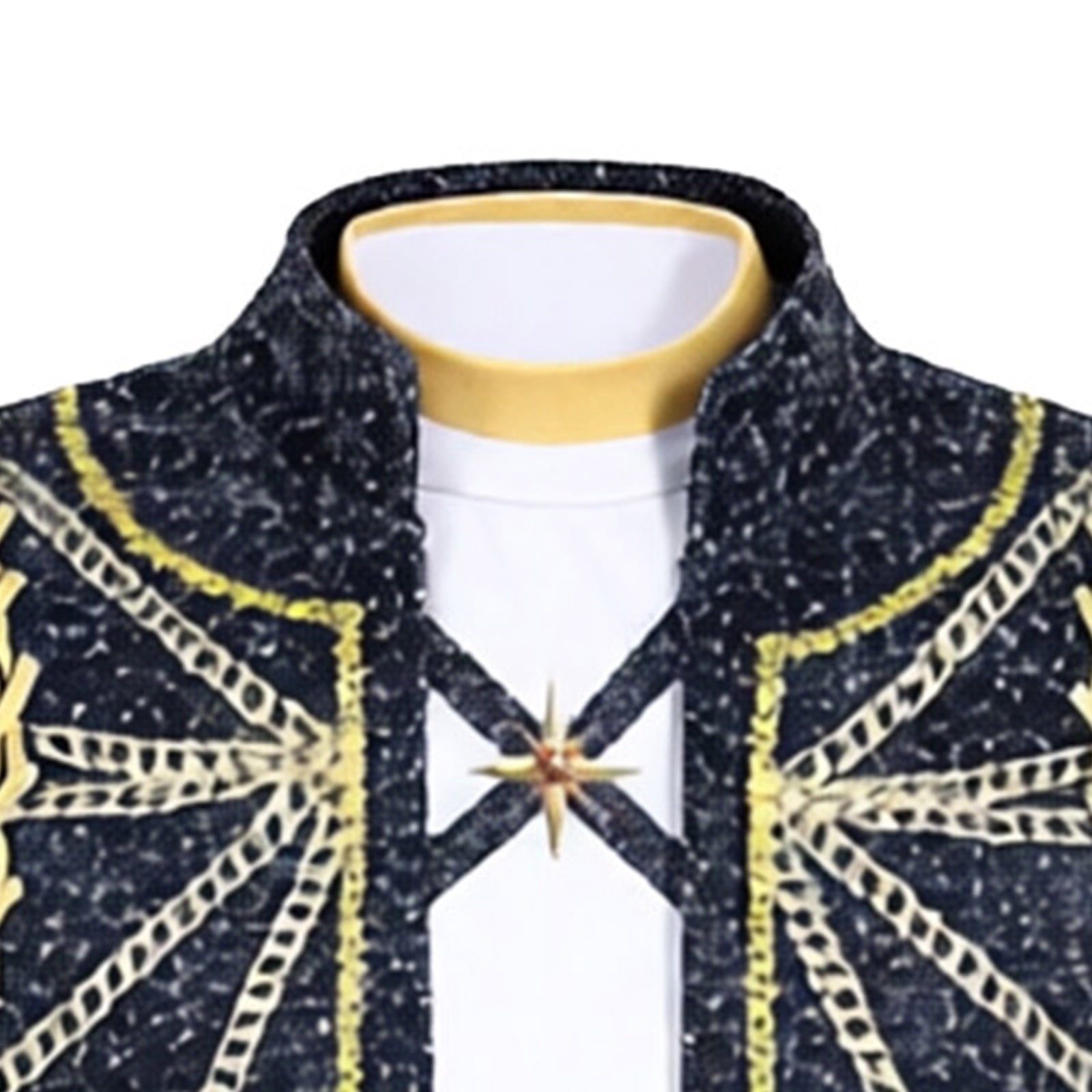 Girls black and gold pop star costume - image 5
