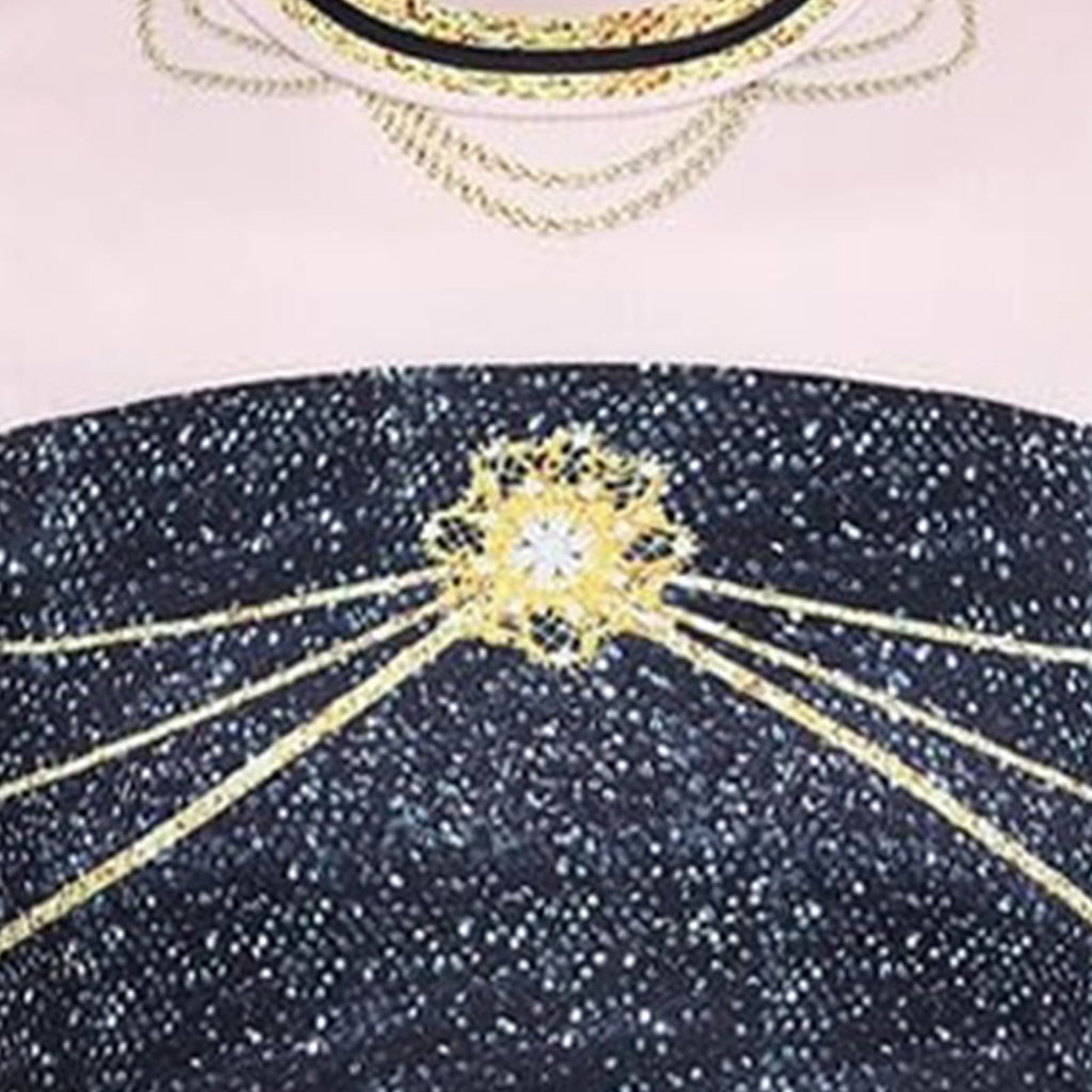 Girls black and gold pop star costume - image 19