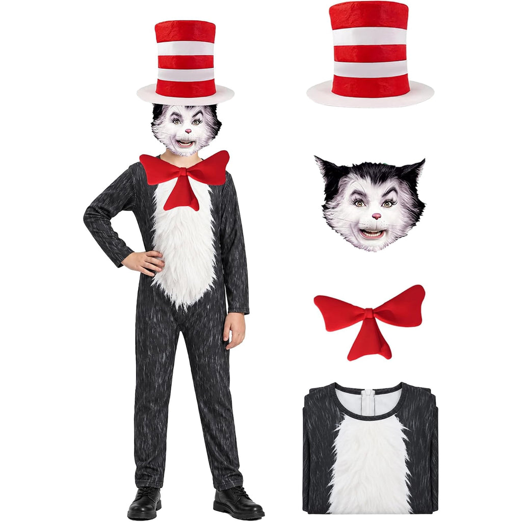 4-Piece Black Cat Halloween Costume - image 1