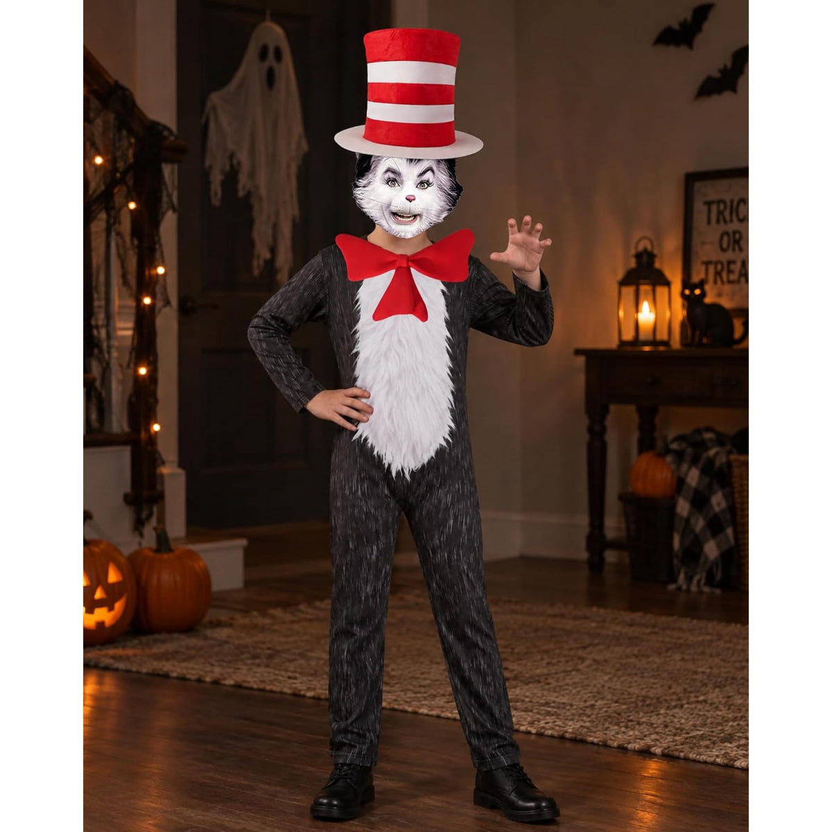 4-Piece Black Cat Halloween Costume - image 6