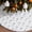Satmonnus 36 Inch White Halloween Ghost Tree Skirt, Soft Plush Faux Fur Tree Ornaments with 3D Ghosts for Halloween Christmas Decorations Spooky Season Fall Holiday Party Decor