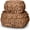 The Original Scalloped Basket Set Of 2 - Small Scallop Basket - 15 x 10 x 6 In - Hand-Woven & Award-Winning - Elegant Wicker With Scalloped Edge Lid - Nursery Storage - (Mocca)