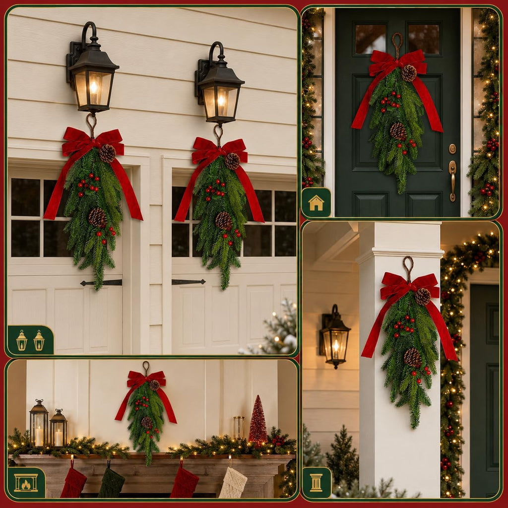 2PCS Christmas Swags - Drop - image 6