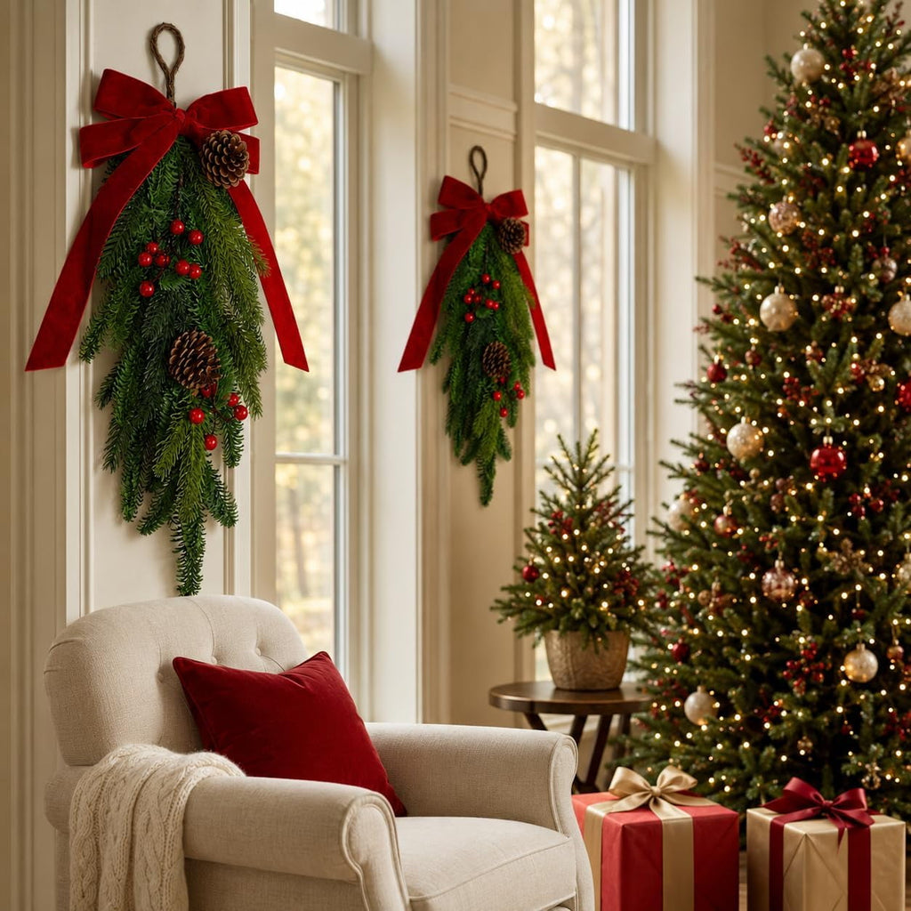 2PCS Christmas Swags - Drop - image 8