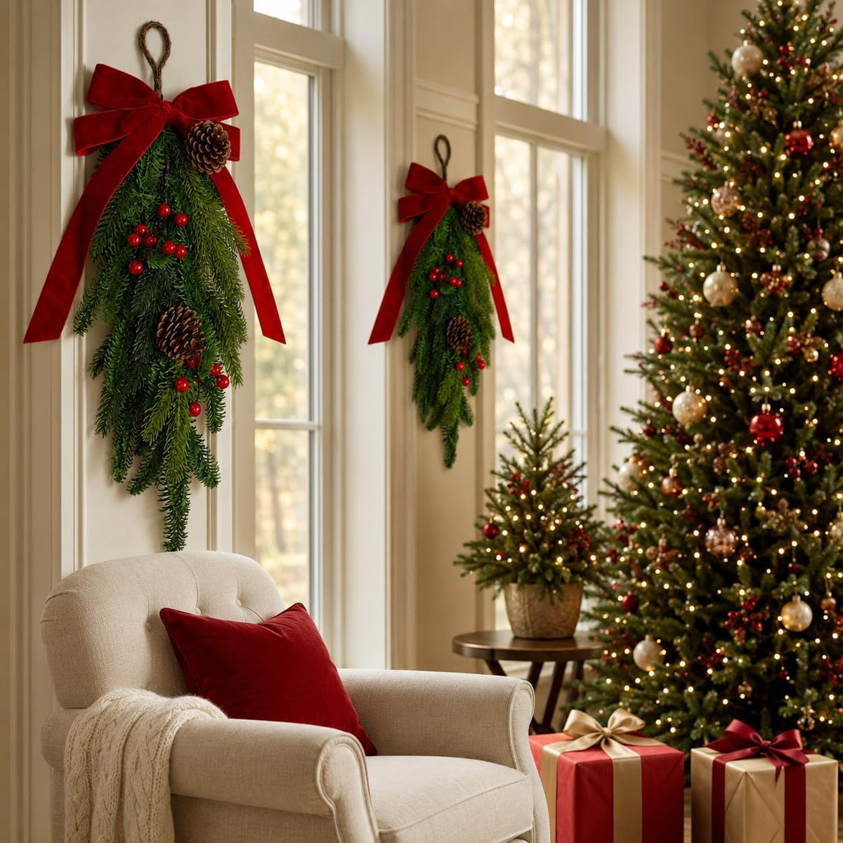 2PCS Christmas Swags - Drop - image 8