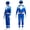 Power Rangers Cosplay Jumpsuit Fancy Dress up Costume Party Playsuit for 5-6 Years