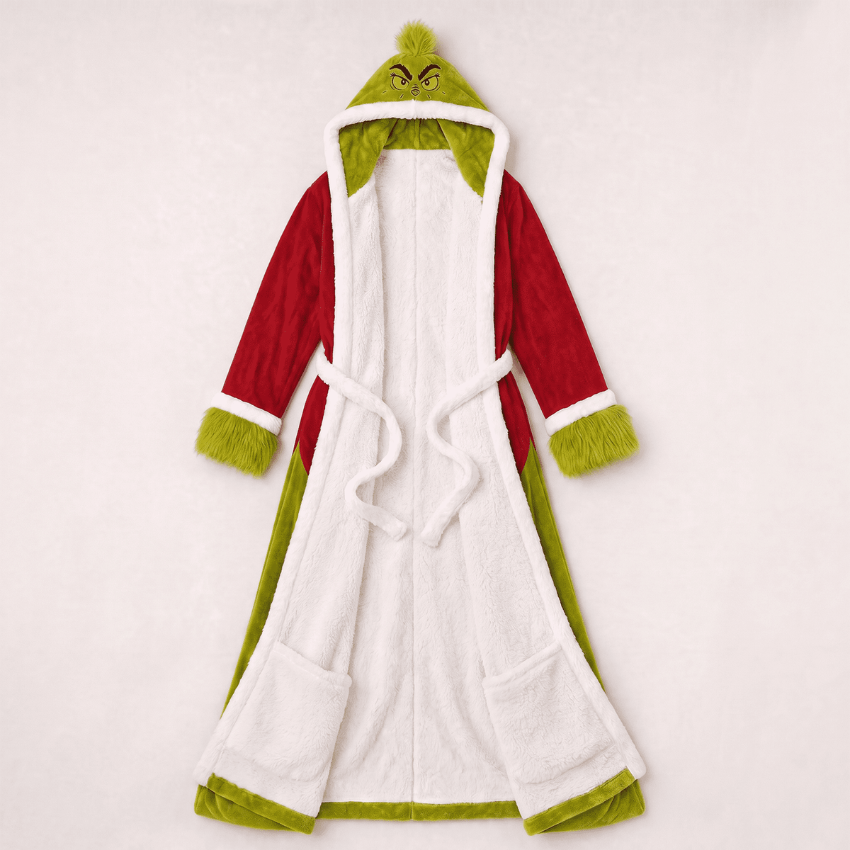 Green Christmas Monster Heated Wearable Blanket - image 9