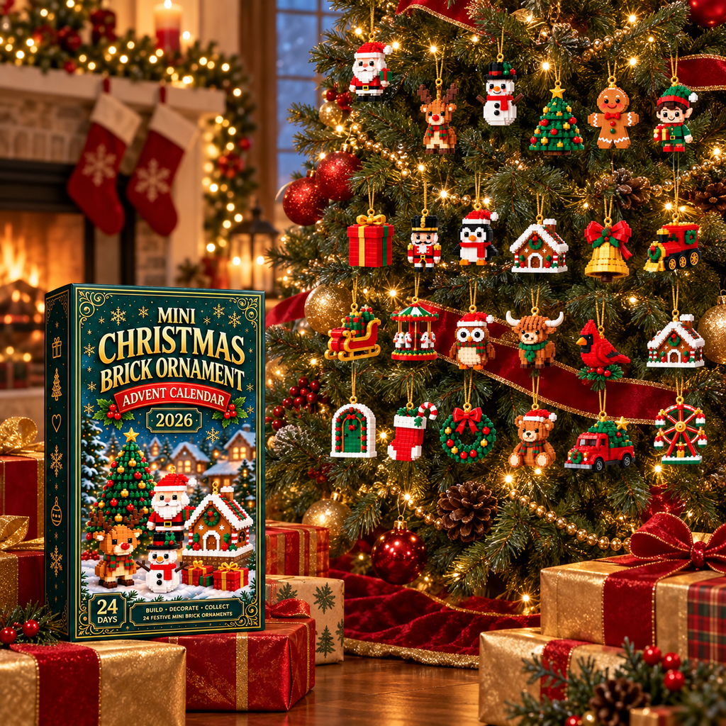 Christmas Advent Calendar - Brick Ornament - image 2