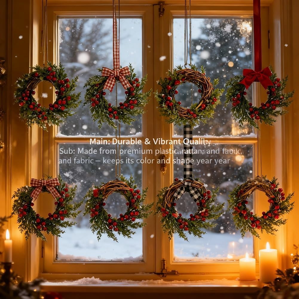 Mini Christmas wreath set product image 10