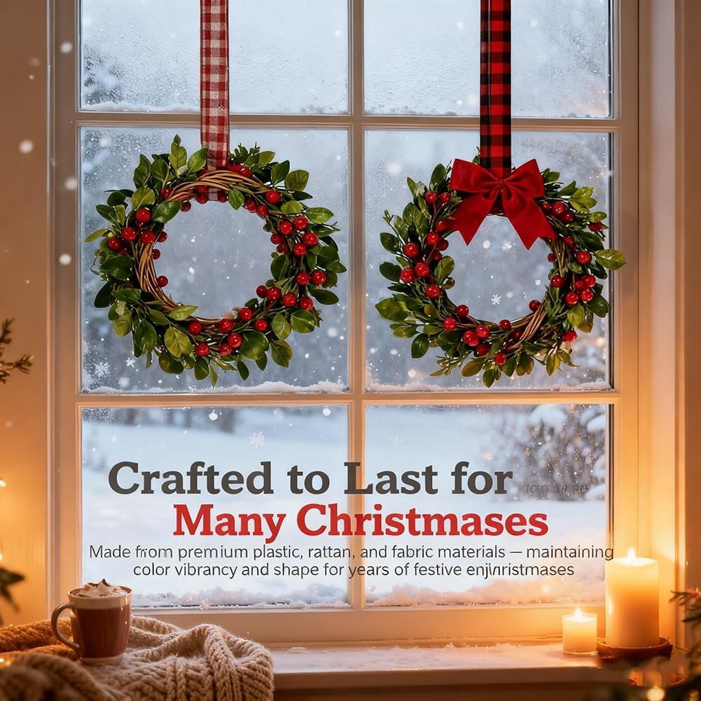 Mini Christmas wreath set product image 8