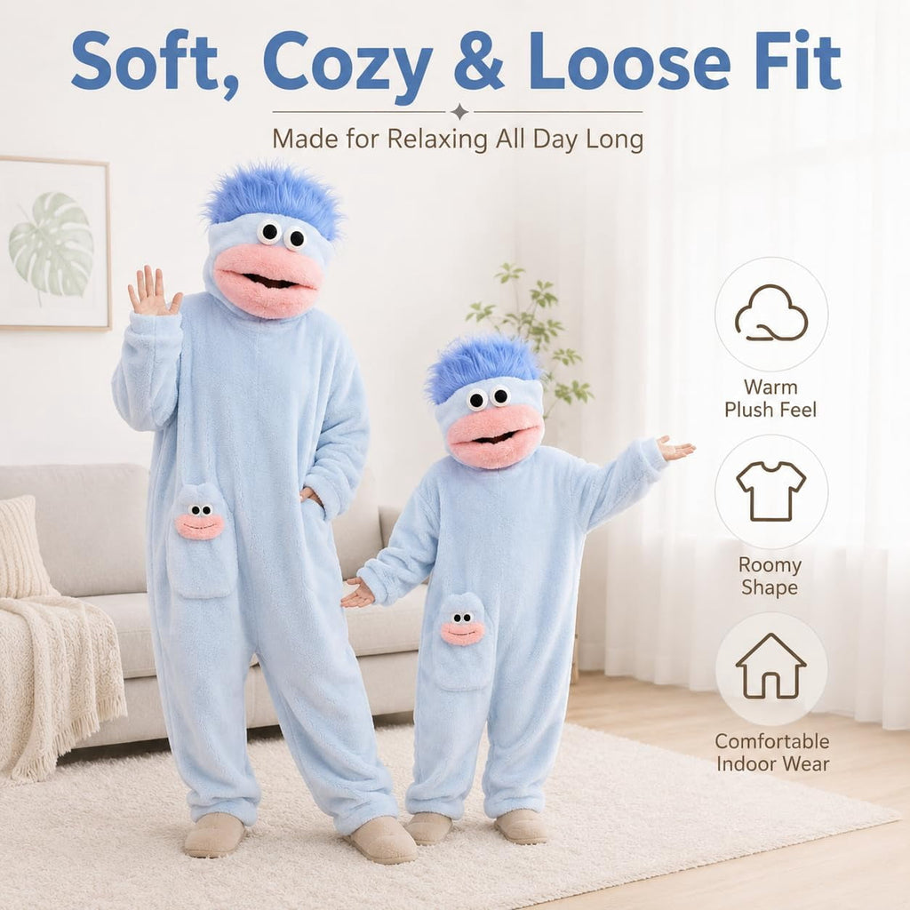 Monster Onesie Size and Detail