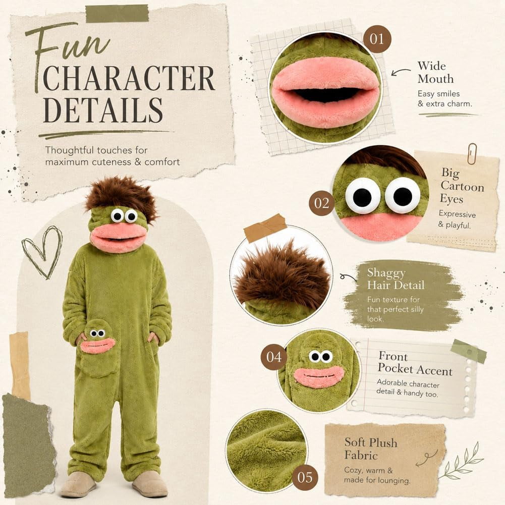 Monster Onesie Feature Detail
