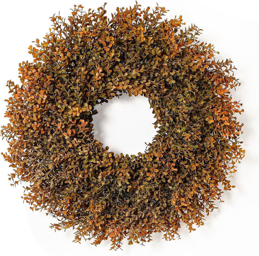 Satmonnus 26 inch fall boxwood wreath image 1