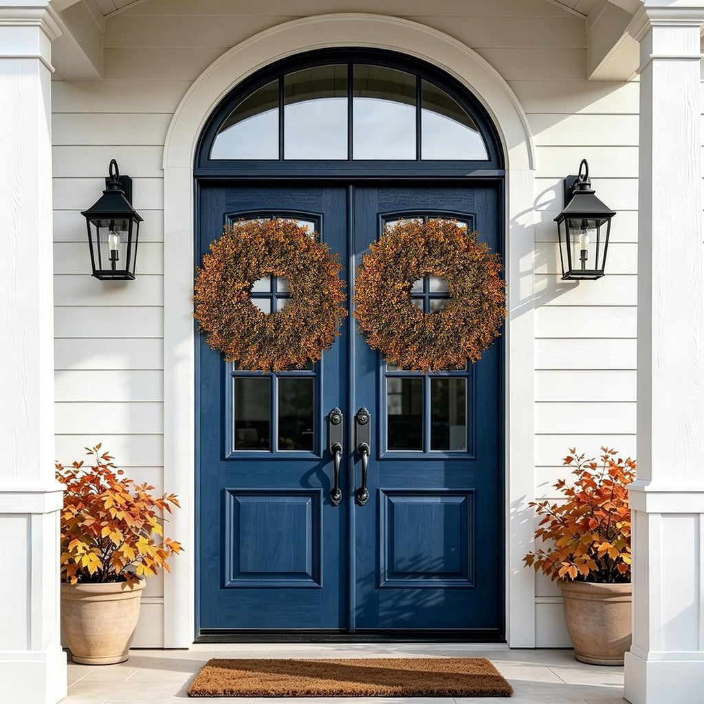 Satmonnus 26 inch fall boxwood wreath image 2