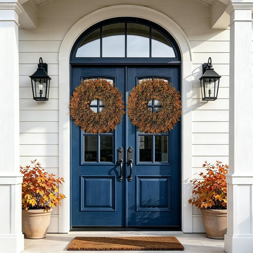 Satmonnus 26 inch fall boxwood wreath image 2