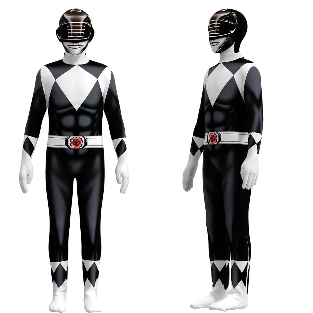 Black kids superhero cosplay jumpsuit