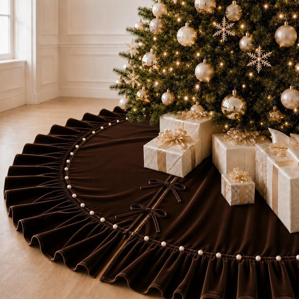 Velvet Christmas tree skirt product image 13