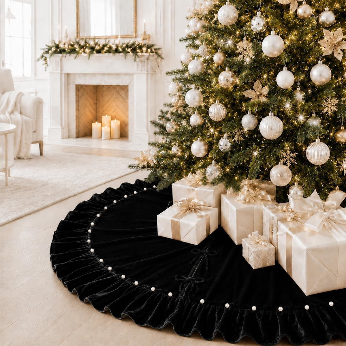 Velvet Christmas tree skirt product image 17