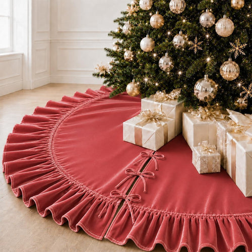 Velvet Christmas tree skirt product image 2