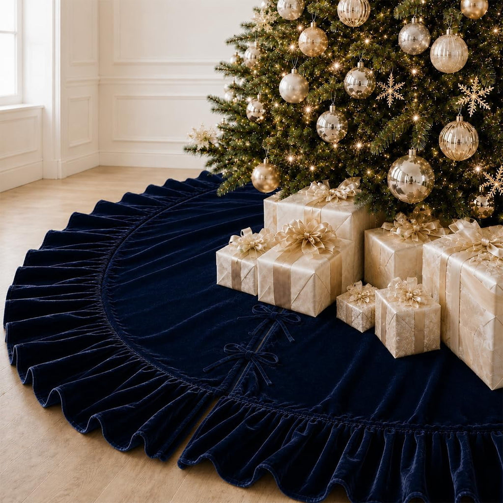 Velvet Christmas tree skirt product image 4