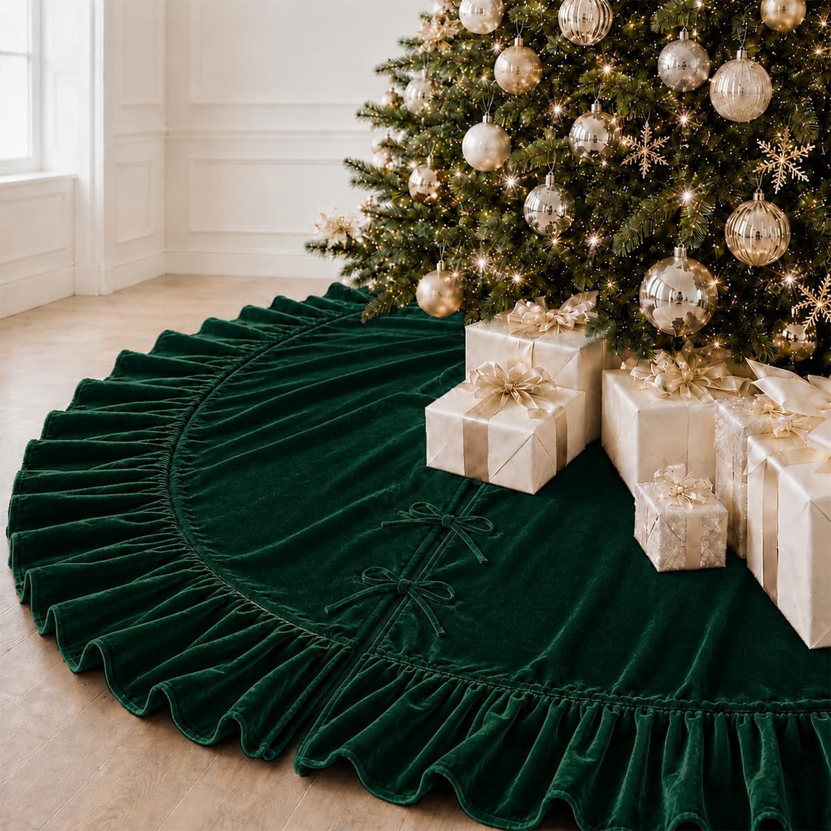 Velvet Christmas tree skirt product image 9